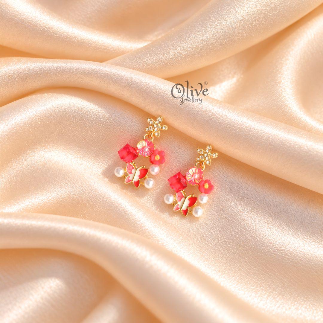 Enamel Earrings-1665