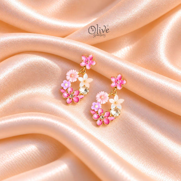 Enamel Earrings-1671