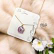 Enamel Pendants - Flower Round