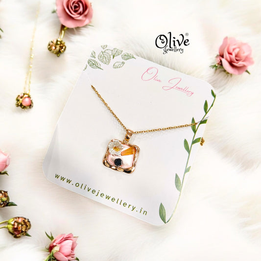 Enamel Pendants -66 (Gold Shade)