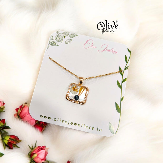 Enamel Pendants -66 (Gold Shade)