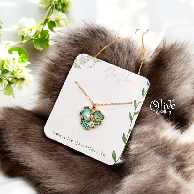 Enamel Pendants -72 (Gold Shade)