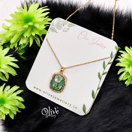 Enamel Pendants -77 (Gold Shade)