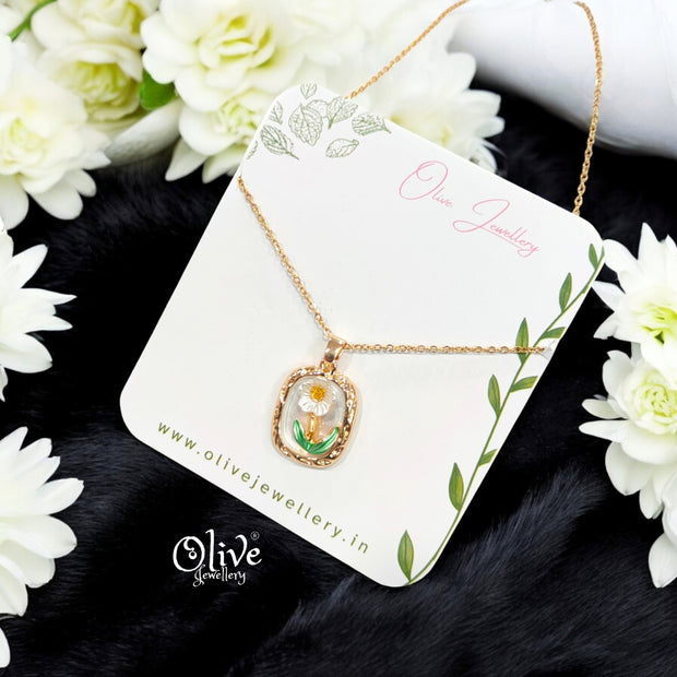 Enamel Pendants -77 (Gold Shade)