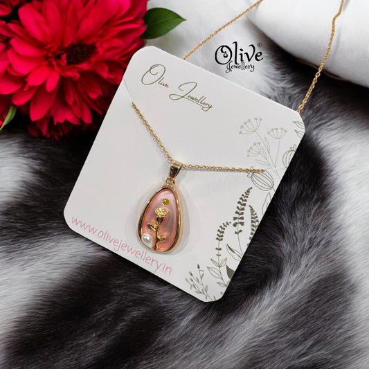 Enamel Pendants -91 (Gold Shade)