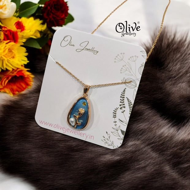 Enamel Pendants -91 (Gold Shade)