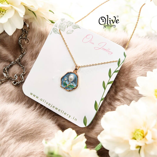 Enamel Pendants -96 (Gold Shade)