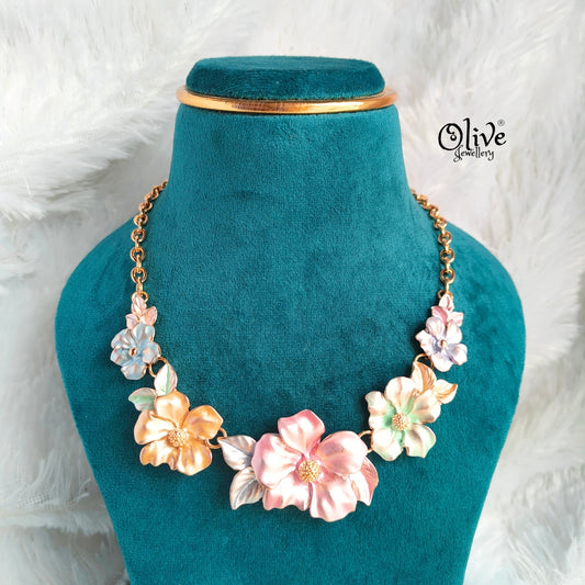 Enamel Necklace - 142