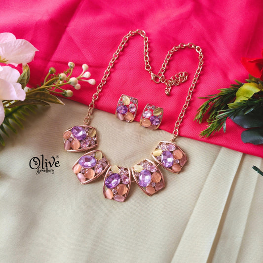 Glass Necklace Combo-222