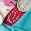 Multicolour Butterfly Floral Enamel Necklace