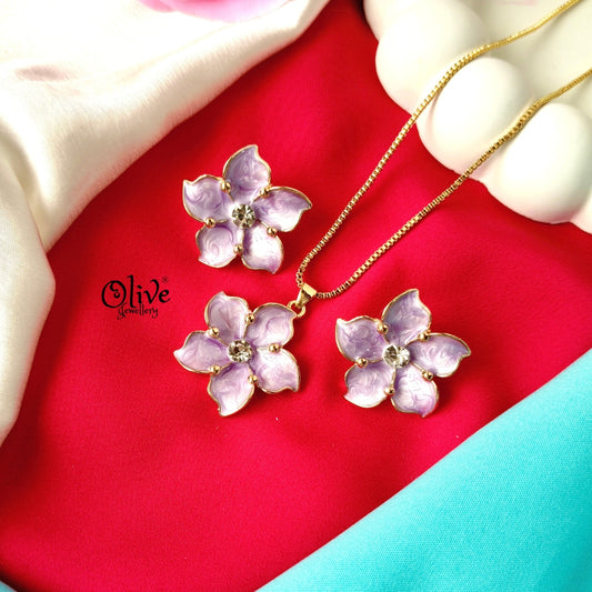 Enamel Pendant Set - 297