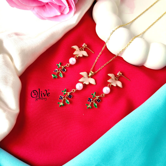 Enamel Pendant Set - 307