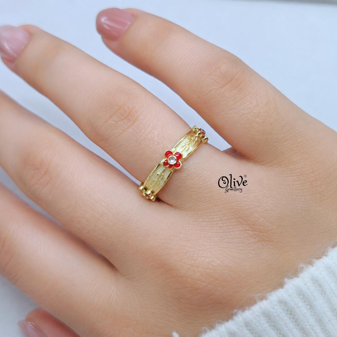 Enamel Finger Rings-11