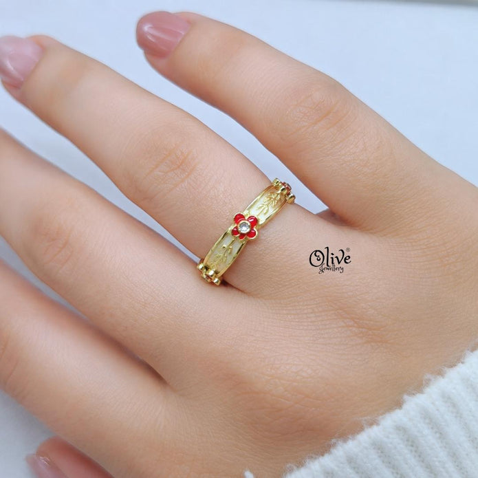 Enamel Finger Rings-11