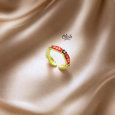 Enamel Finger Rings-11