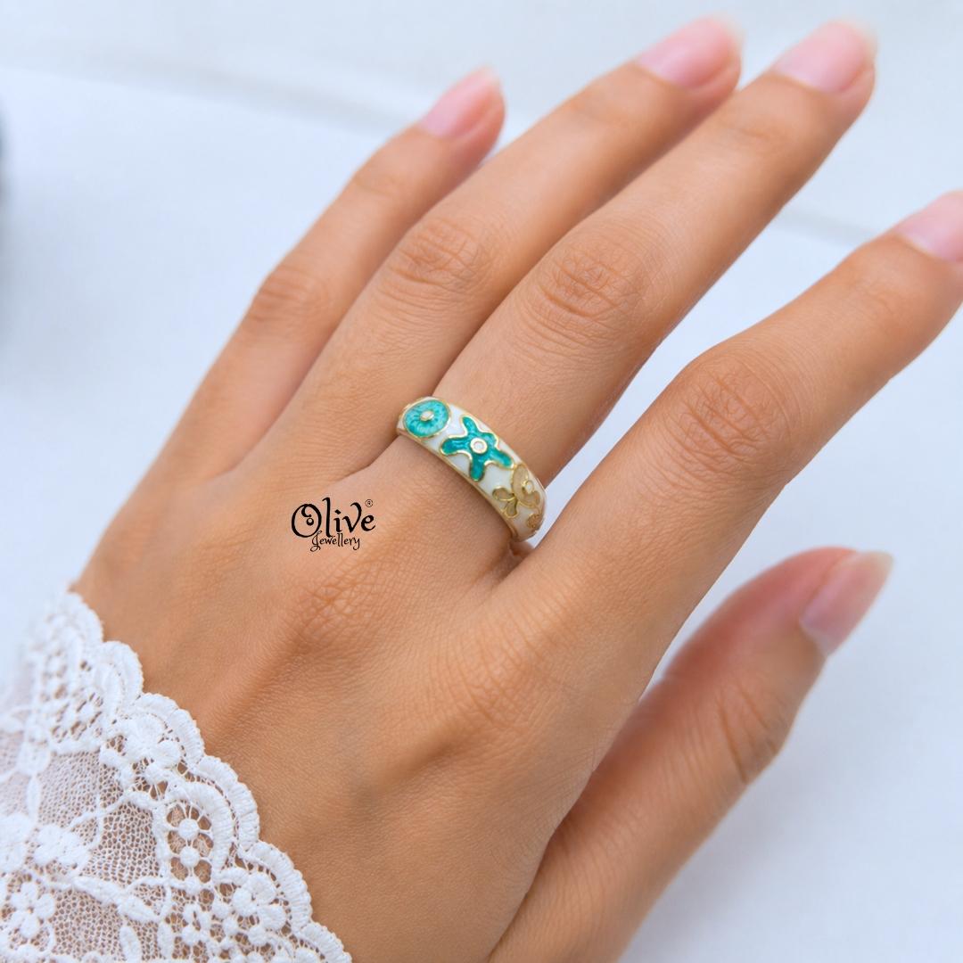 Enamel Finger Rings-17