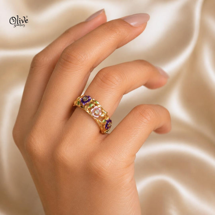 Enamel Finger Rings-24