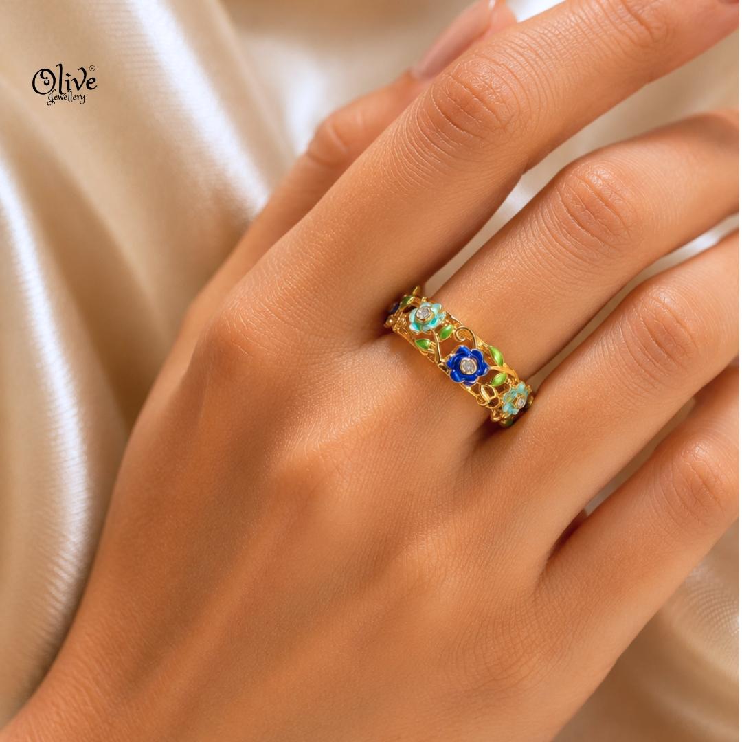 Enamel Finger Rings-32
