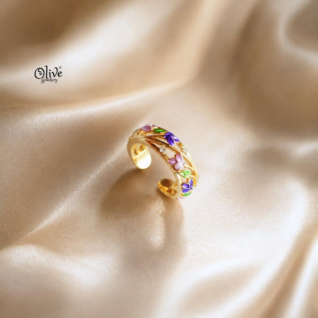 Enamel Finger Rings-34