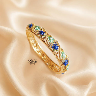 Sapphire Bloom Kada (Openable)