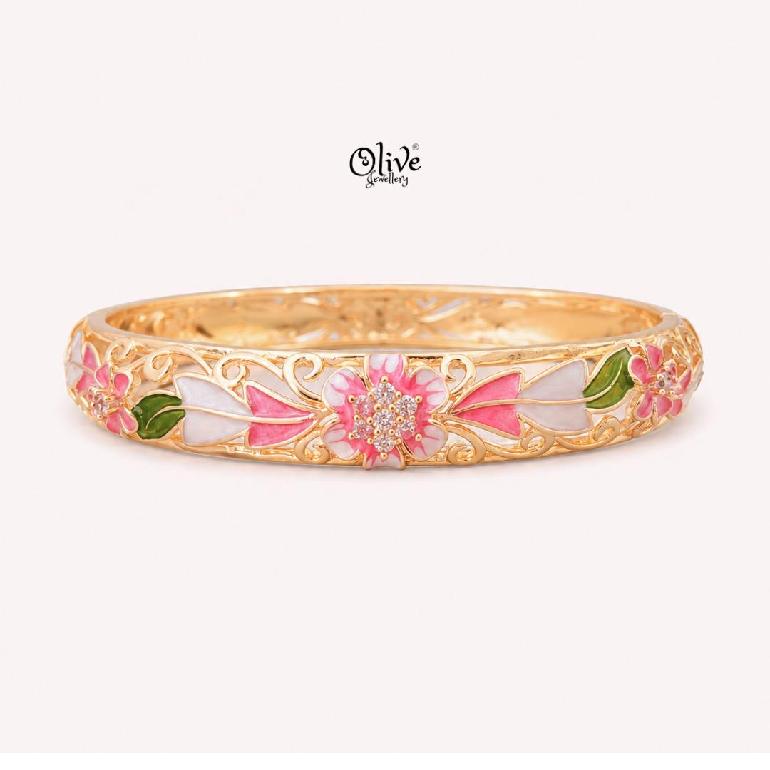 Cherry Blossom Kada (Openable)