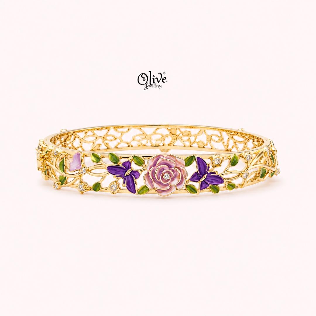 Moonlit Lavender Kada (Openable)
