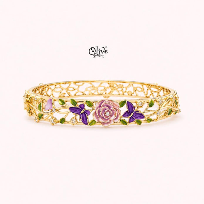 Moonlit Lavender Kada (Openable)