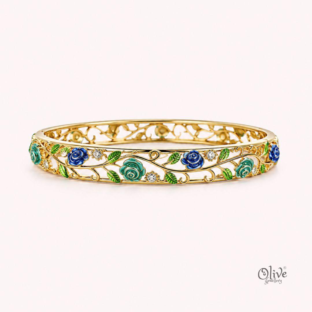 Teal Rosevine Kada (Openable)