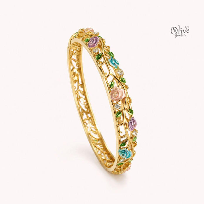Pastel Rosevine Kada (Openable)