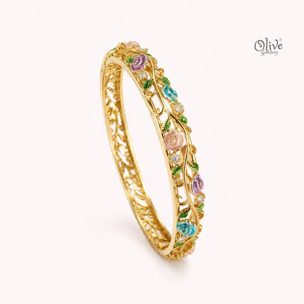 Pastel Rosevine Kada (Openable)