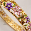 Plum Florale Kada (Openable)
