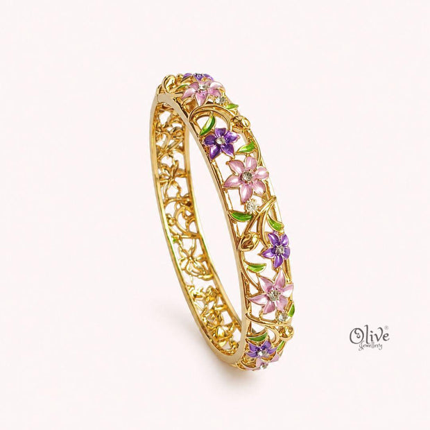 Plum Florale Kada (Openable)
