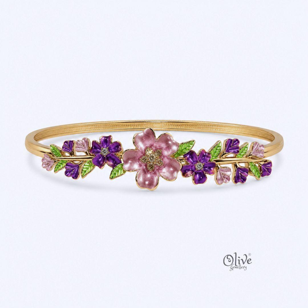 Violet Cascade Kada (Openable)