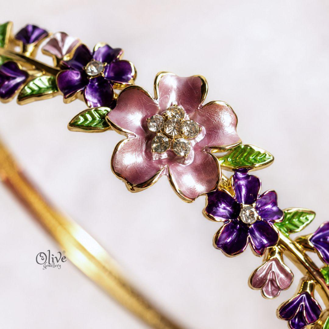 Violet Cascade Kada (Openable)