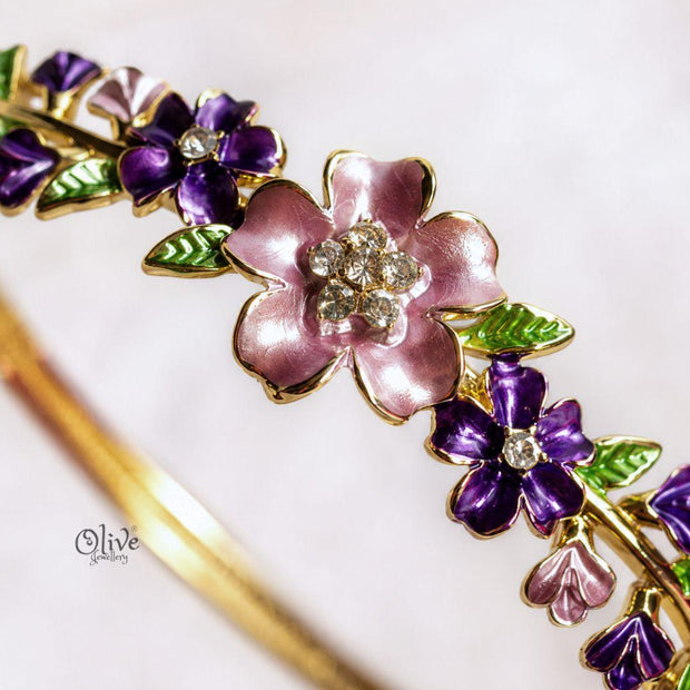 Violet Cascade Kada (Openable)
