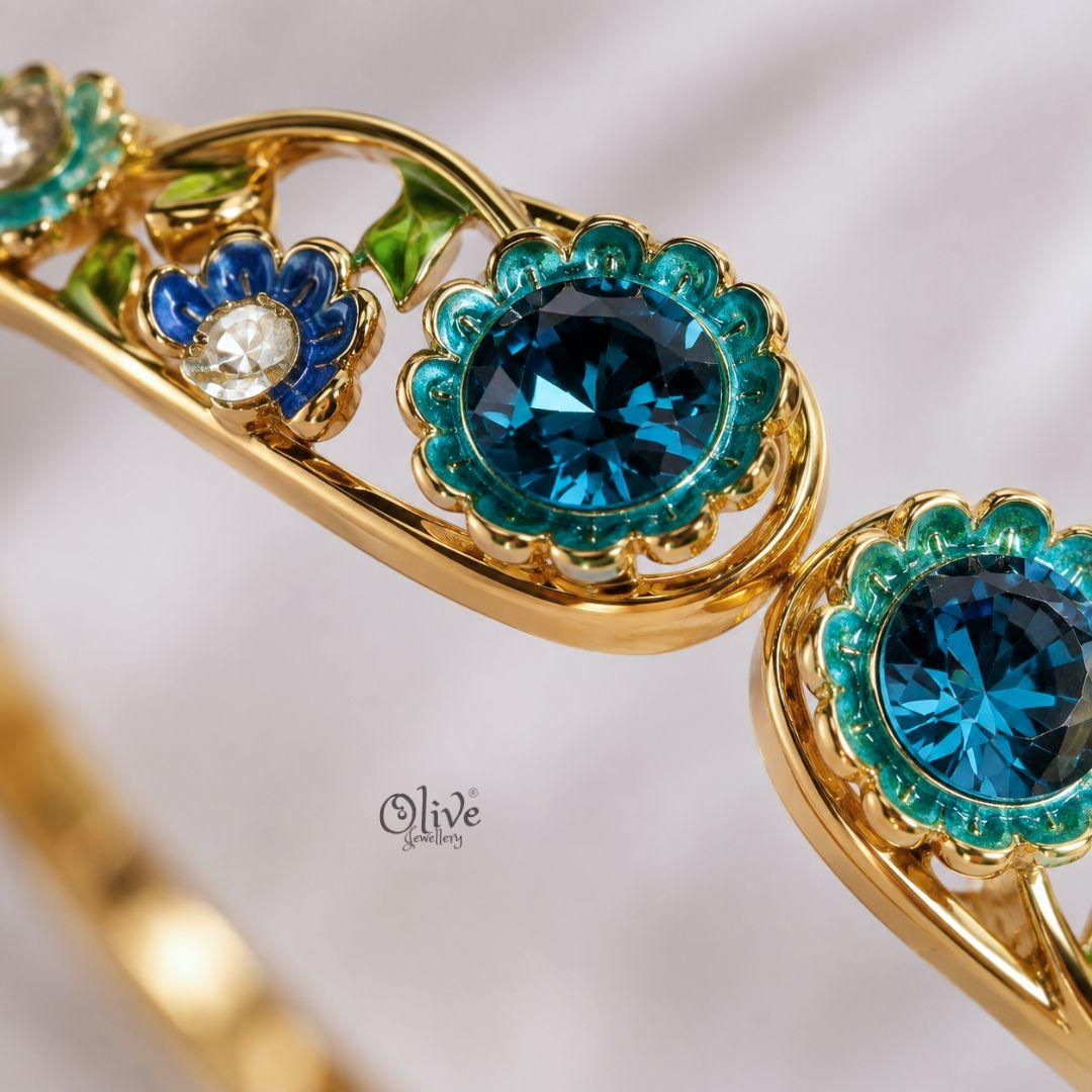 Lagoon Rosette Kada (Openable)