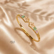 Aqua Daisy Crest Kada (Openable)