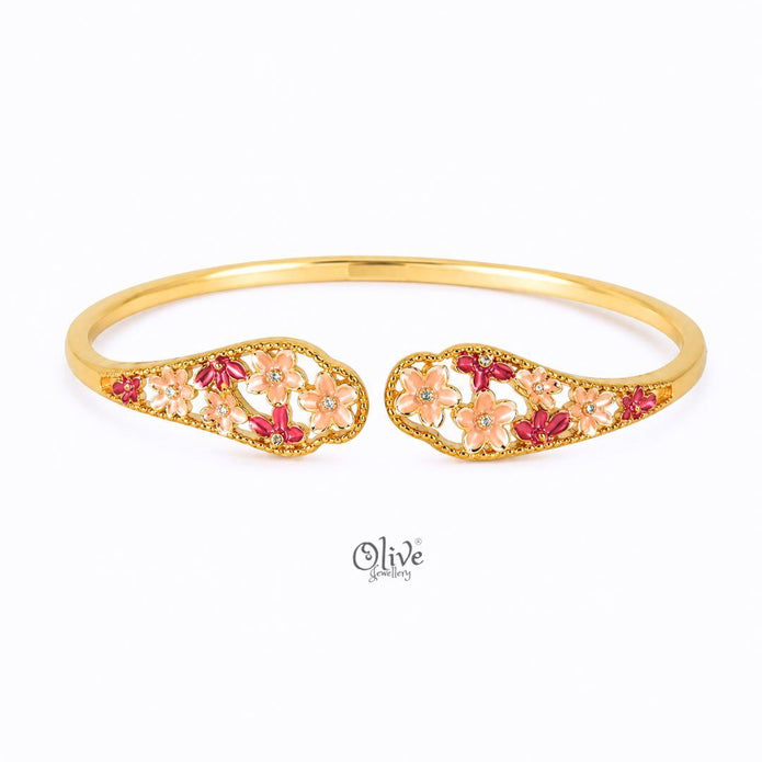 Rosé Petal Crest Kada (Openable)