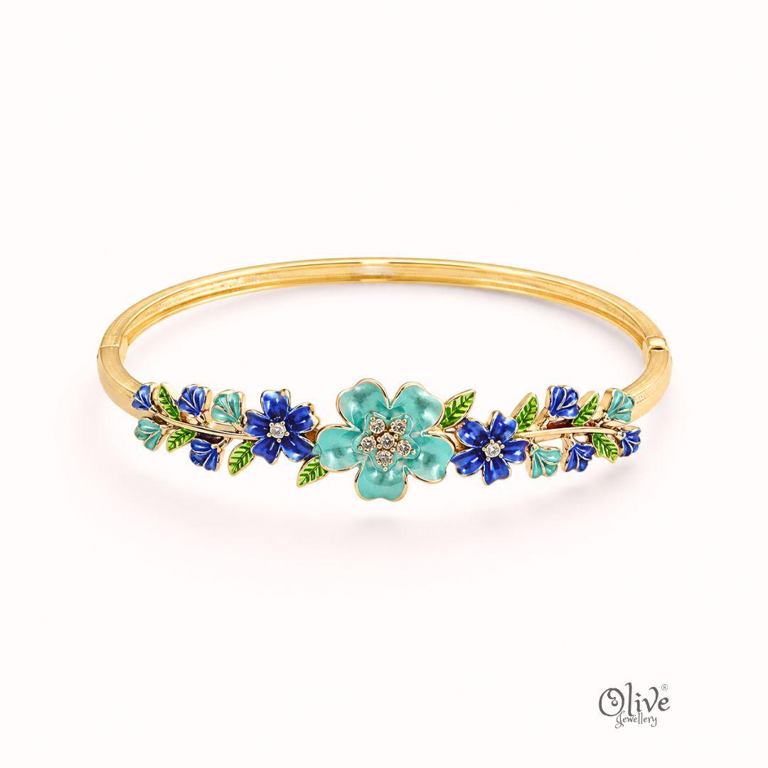 Marine Bellflower Kada (Openable)