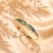Cobalt Meadow Crest Kada (Openable)