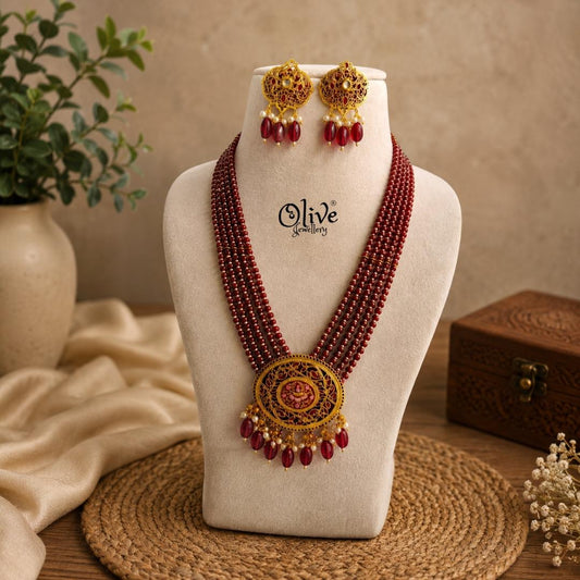 Filigree Neck Set-014