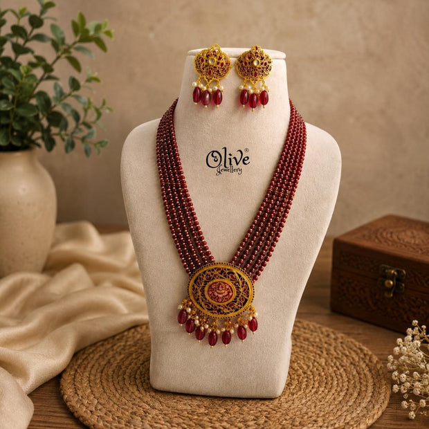 Filigree Neck Set-014