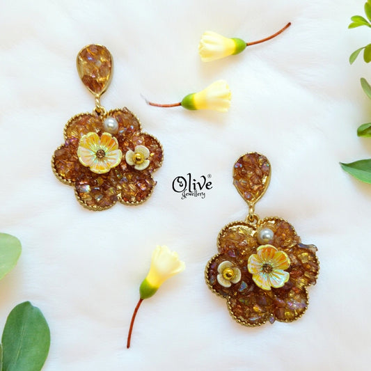 Floral Collection Earrings - 69