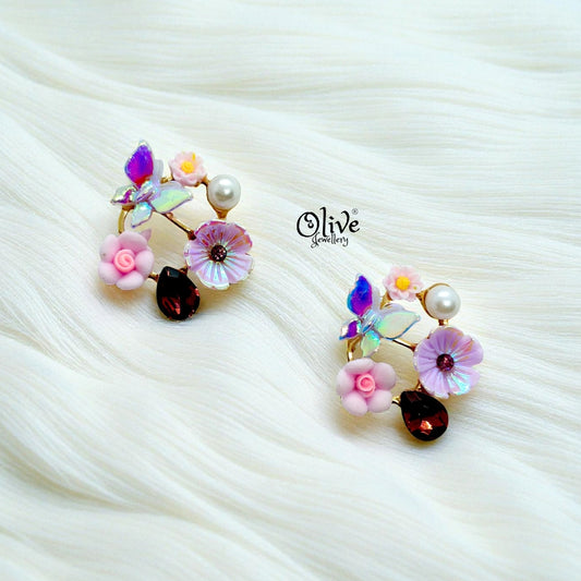 Floral Collection Earrings - 77