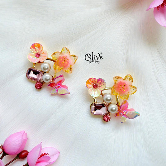 Floral Collection Earrings - 79