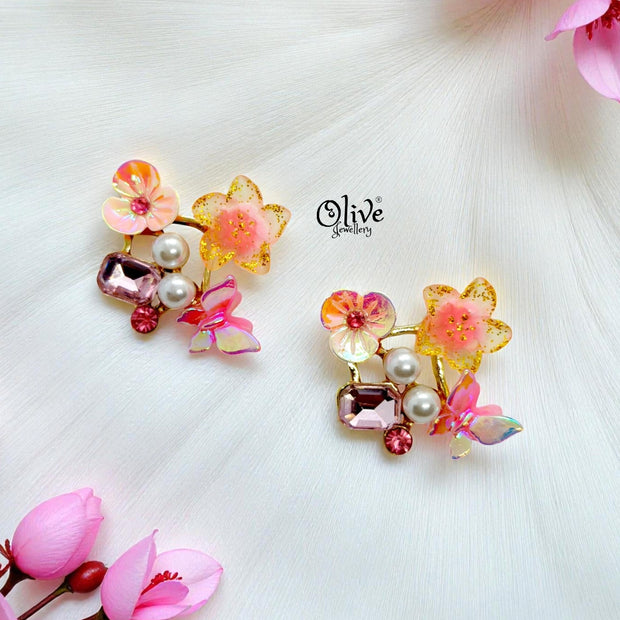Floral Collection Earrings - 79