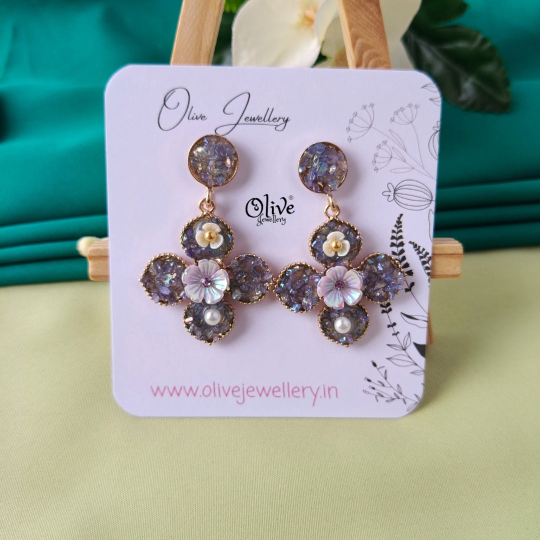 Floral Collection Earrings - 129