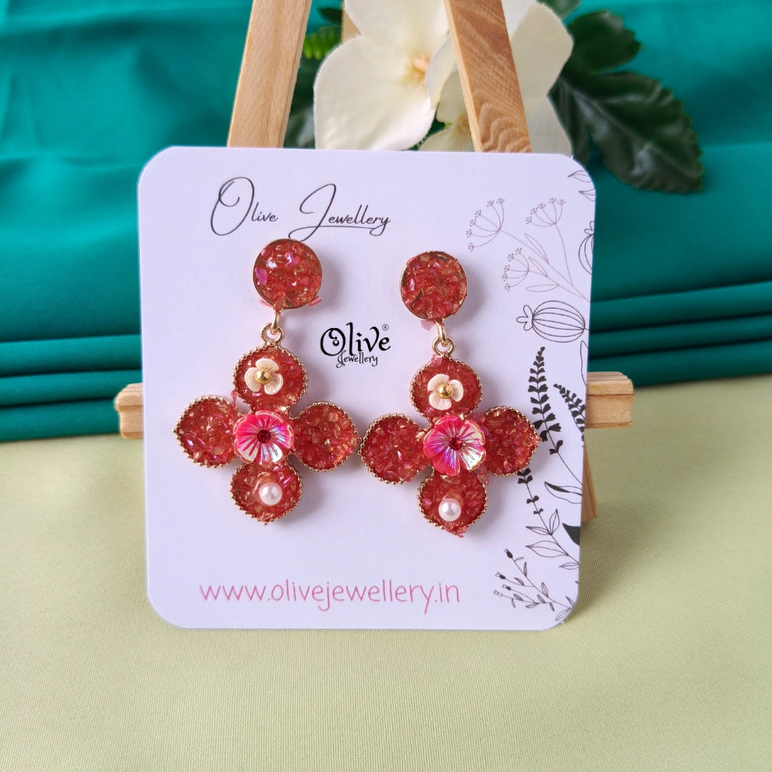 Floral Collection Earrings - 129