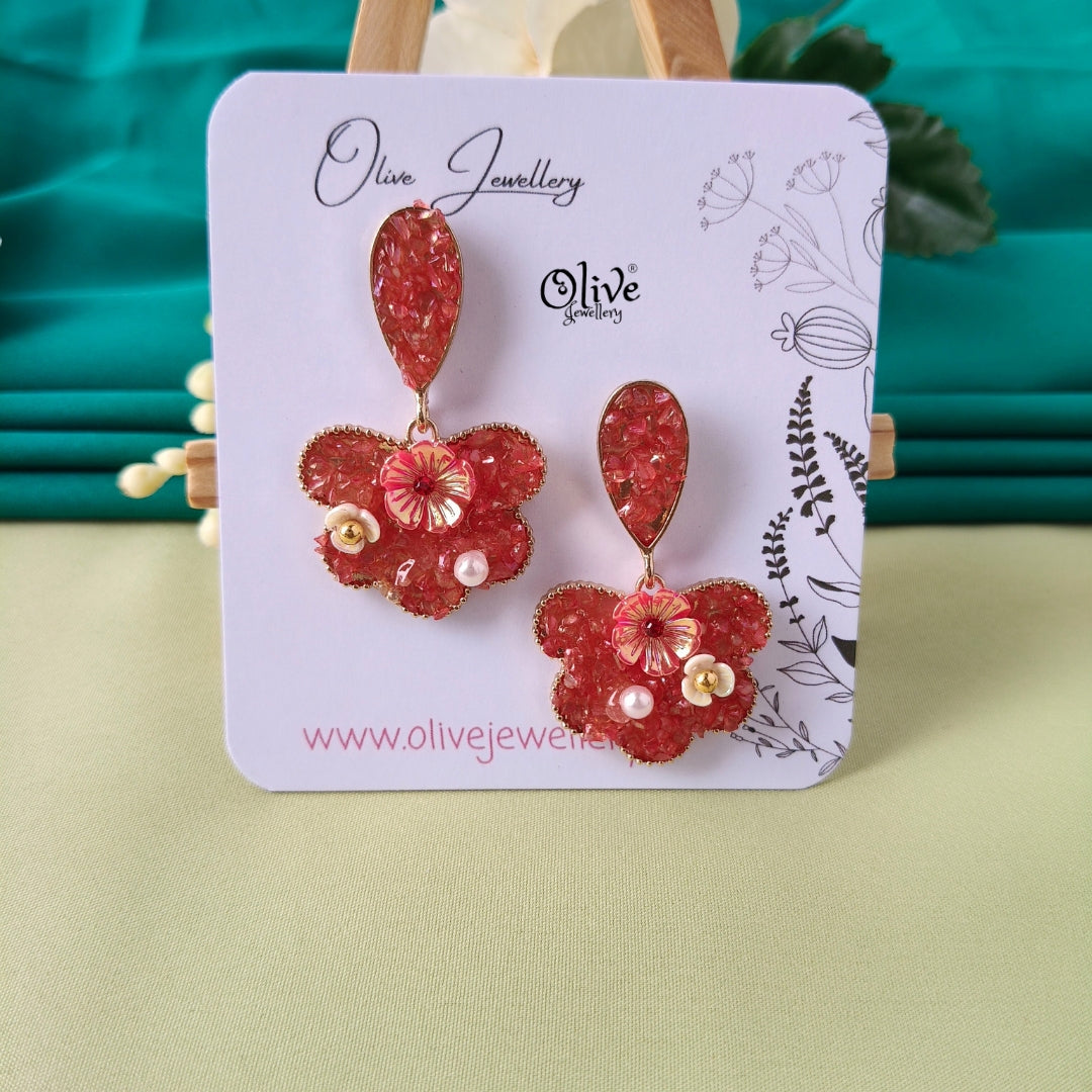 Floral Collection Earrings - 135