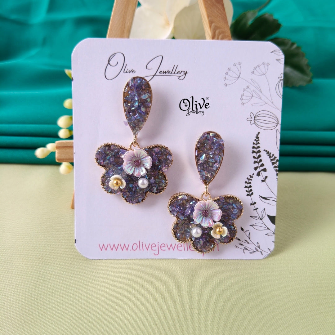 Floral Collection Earrings - 135